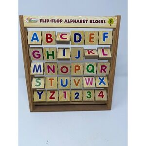 First Learning Flip-Flop‎ Alphabet Blocks Educational Toy Age 3+